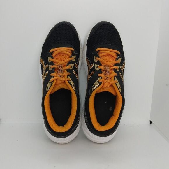 Asics Womens Pre-owned Black & Orange Running Sneakers - sz. 6 - Picture 3 of 6